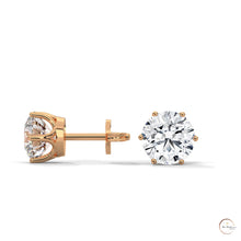 1.30 CT. 6-Prong Round Lab Diamond Studs