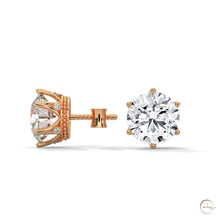 1.30 CT. 6-Prong Round Lab Diamond Studs