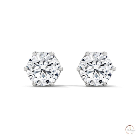 1.30 CT. 6-Prong Solitaire Diamond Studs