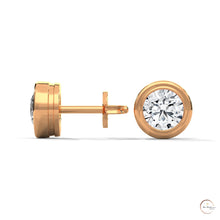 1.30 CT. Bezel Lab Diamond Studs