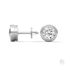 1.30 CT. Bezel Lab Diamond Studs