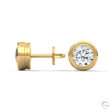 1.30 CT. Bezel Lab Diamond Studs