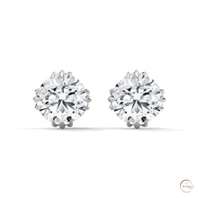 1.30 CT. Floral Crown Lab Diamond Studs