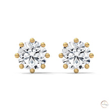 1.30 CT. Lab Diamond Stud Earrings (8-Prong)