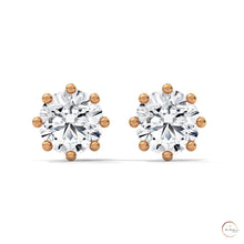 1.30 CT. Lab Diamond Stud Earrings (8-Prong)