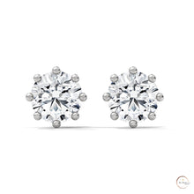 1.30 CT. Lab Diamond Stud Earrings (8-Prong)