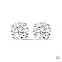 1.30 CT. Round Diamond Stud Earrings