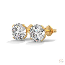 1.30 CT. Round Diamond Stud Earrings