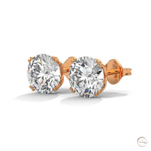 1.30 CT. Round Diamond Stud Earrings