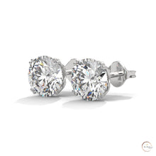 1.30 CT. Round Diamond Stud Earrings