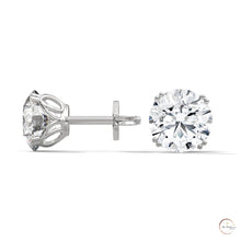 1.30 CT. Round Diamond Stud Earrings
