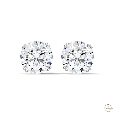 1.30 CT. Round Diamond Stud Earrings
