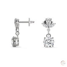 1.5 CT. Marquise Drop Diamond Earrings