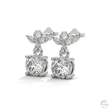 1.5 CT. Petite Floral Diamond Drops