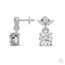 1.5 CT. Petite Floral Diamond Drops