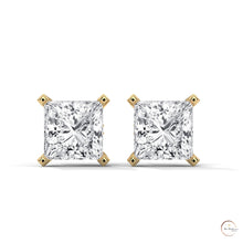 1.5 CT. Princess-Cut Lab Diamond Studs