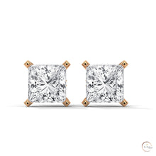 1.5 CT. Princess-Cut Lab Diamond Studs