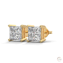 1.5 CT. Princess-Cut Lab Diamond Studs