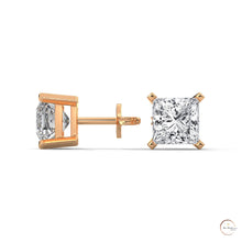1.5 CT. Princess-Cut Lab Diamond Studs