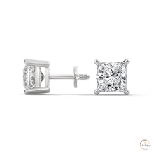 1.5 CT. Princess-Cut Lab Diamond Studs