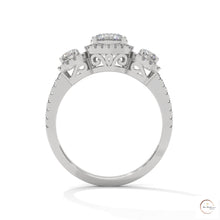 1.55 Ct. 3-Stone Round Lab Diamond Ring