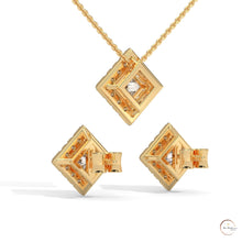 1.60 CT. Princess Halo Diamond Earrings