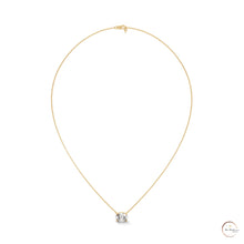 2 CT. Floating Oval Lab Diamond Pendant