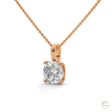 2 CT. Solitaire Lab Diamond Pendant