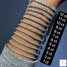 25 Ct. Round Lab Diamond Tennis Bracelet