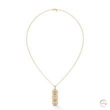 2.0 CT. Triple Diamond Drop Pendant