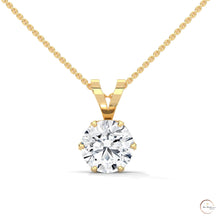 2.10 CT. Solitaire Diamond Pendant
