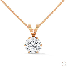 2.10 CT. Solitaire Diamond Pendant