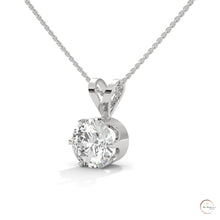 2.10 CT. Solitaire Diamond Pendant