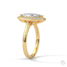 2.20 Ct. Marquise Halo Diamond Ring