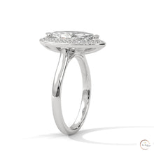 2.20 Ct. Marquise Halo Diamond Ring