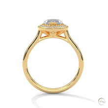 2.20 Ct. Marquise Halo Diamond Ring
