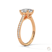 2.25 Ct. Princess Cut Pavé Ring