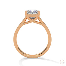 2.25 Ct. Princess Cut Pavé Ring