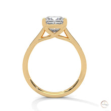 2.25 Ct. Princess Cut Pavé Ring