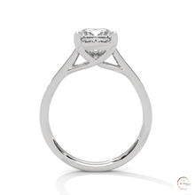 2.25 Ct. Princess Cut Pavé Ring