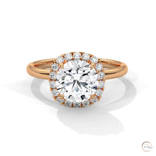 2.25 Ct. Round Diamond Halo Engagement Ring