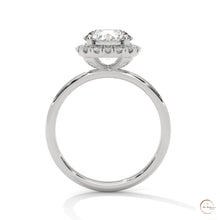 2.25 Ct. Round Diamond Halo Engagement Ring