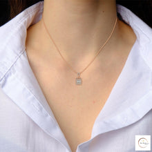 2.3 CT. Baguette & Round Diamond Pendant