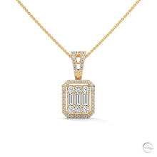 2.3 CT. Baguette & Round Diamond Pendant
