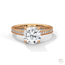 2.30 Ct. Cathedral Pavé Lab Diamond Ring
