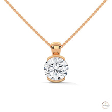 2.45 CT. Lab Diamond Bezel Solitaire Pendant