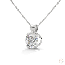 2.45 CT. Lab Diamond Bezel Solitaire Pendant