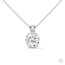2.45 CT. Lab Diamond Bezel Solitaire Pendant