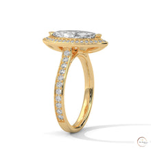 2.50 Ct. Marquise Halo Diamond Ring