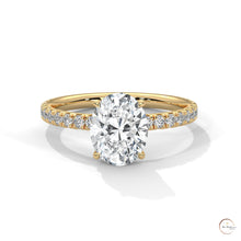 2.50 Ct. Oval Lab Diamond Ring